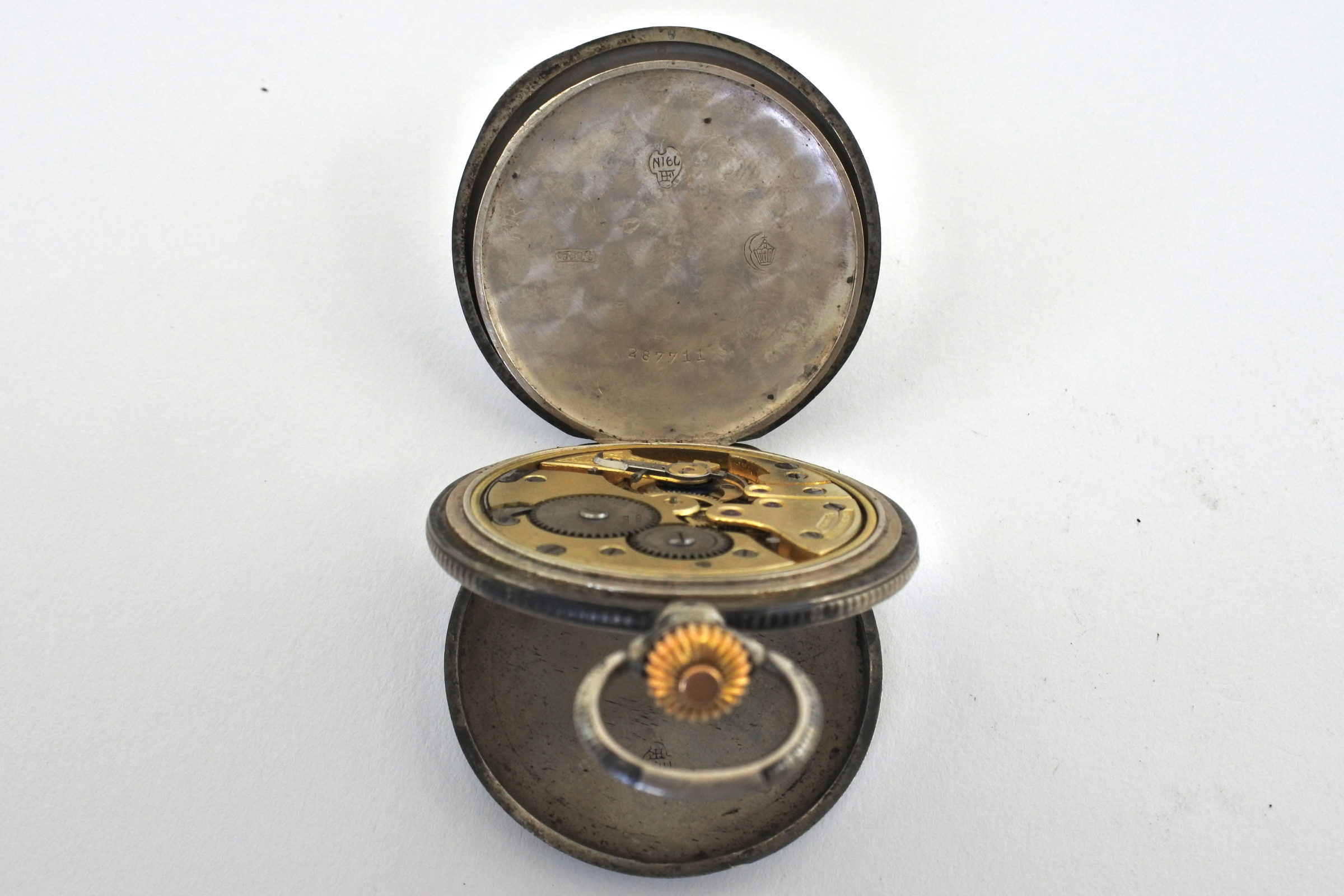 Orologio da tasca in argento e niello – Audemars Piguet Genève - 5