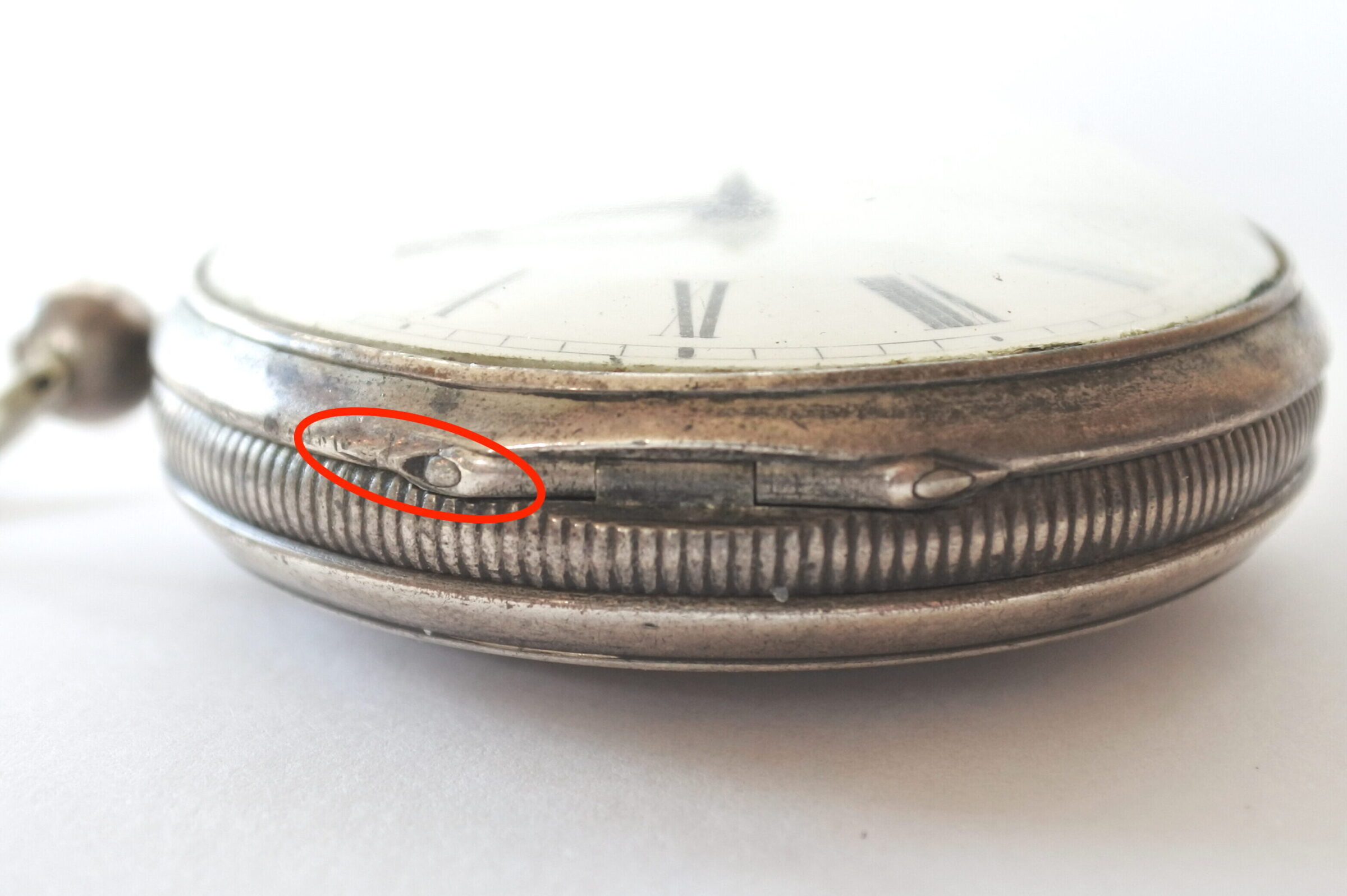 Orologio da tasca a ribaltina con cassa in argento Antoine Achard Geneve - 8